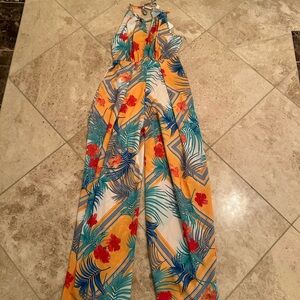 Tropical Floral Jumpsuit